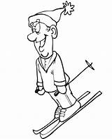 Skifahren Kleurplaten Doo Snowmobile Topkleurplaat Letzte Seite sketch template