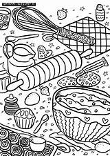 Coloring Baking Pages Värityskuva Printable Optimimmi Food Värityskuvat Kids Ilmainen Cupcakes Adult Getcolorings Cute Quality  High Täällä Choose Board sketch template