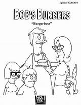 Burger Burgers Bobs Drawing Coloring Tina Pages Template Getdrawings sketch template
