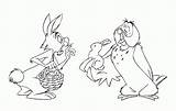 Pooh Winnie Rabbit sketch template