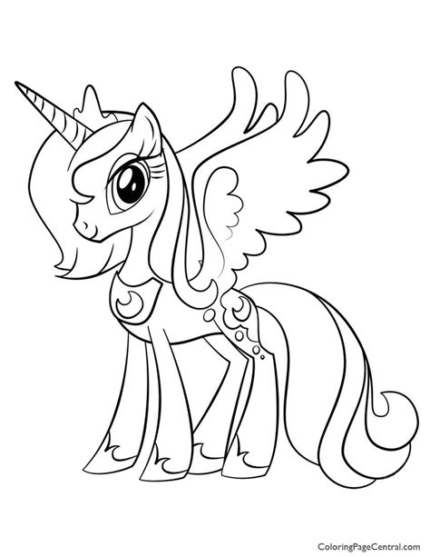 princess luna   pony coloring page poni malyunki malyunki olivtsem