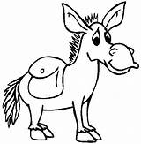 Asino Ane Disegno Lucia Santa Donkey Mule Parmakids Schede Operative sketch template