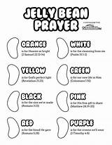 Jelly Bean Prayer Coloring Printable Beans Easter Bible Craft Cards Sunday Kids Psalm School Preschool Sheet Crafts Pages Colorful Bag sketch template