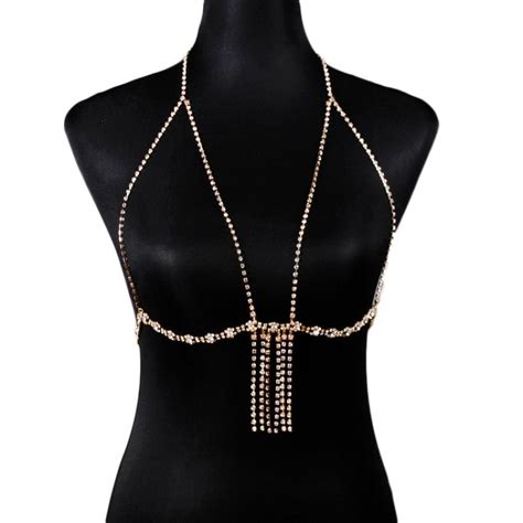 2017 fashion sex women bikini body chain jewelry waist slave necklace delicate new in body