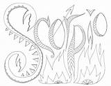 Scorpio sketch template