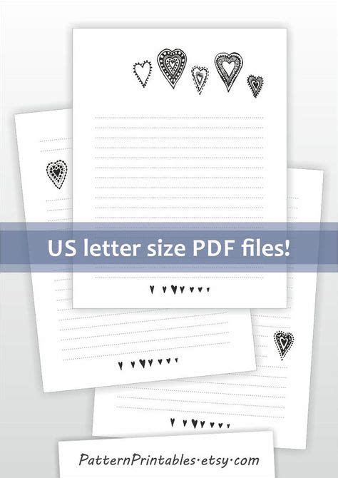printable letter writing papers