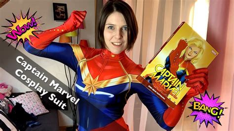 Captain Marvel Cosplay Suit Wish Vs Herostime Youtube