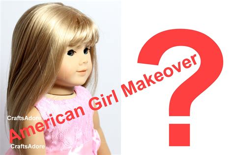 american girl doll makeover ~ jly 4 plays wigs swap custom american