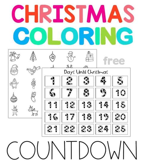 printable christmas countdown calendar
