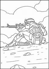 Marines sketch template