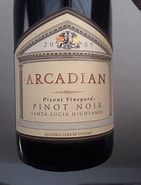 Image result for Arcadian Pinot Noir Pisoni. Size: 141 x 185. Source: www.cellartracker.com