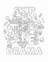 Dramas sketch template