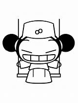 Pucca Coloring Pages sketch template
