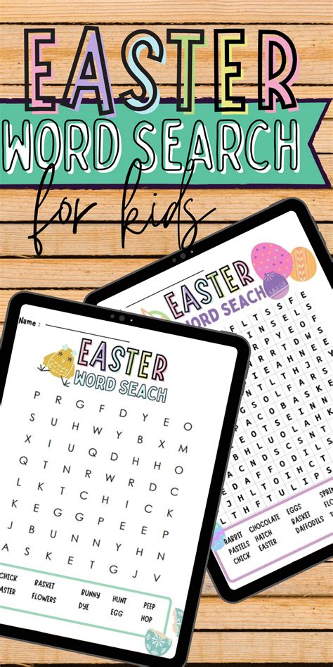 easter word search  printable  easter games  kids easter