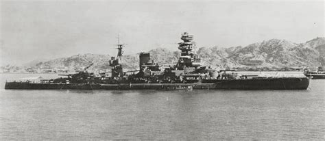 Japanese Nagato Class Dreadnought Battleship Mutsu After Her