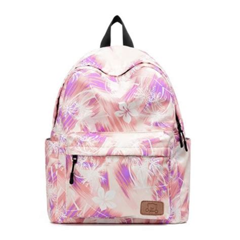 fille style sac  dos pour college fille pour scolaire loisir etanche rose achat vente sac