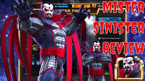 mister sinister review  marvel contest  champions youtube