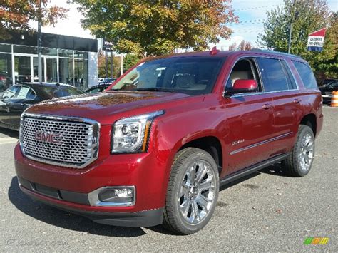 crimson red tintcoat gmc yukon denali wd  gtcarlotcom car color galleries