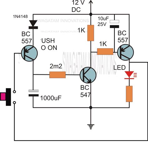 simple delay timer circuits explained homemade circuit projects