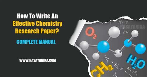 write  chemistry research paper  details