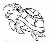 Turtle Coloring Pages Nemo Finding Printable Sea Getcolorings sketch template