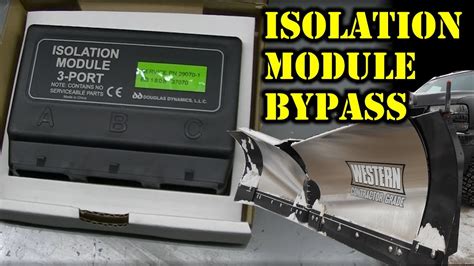 western plow  port isolation module wiring diagram  fisher  port isolation module