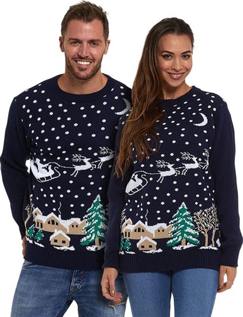 bolcom foute kersttrui kerst  de sneeuw grappige kersttrui christmas sweater heren