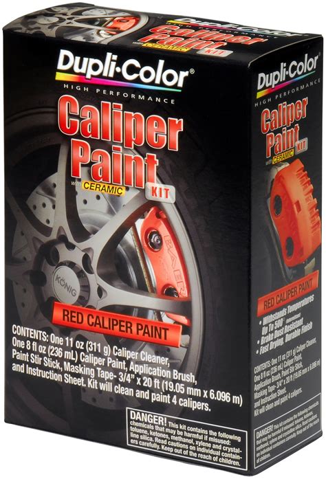 dupli color bcp  oz red aerosol caliper paint  ceramic kit ebay