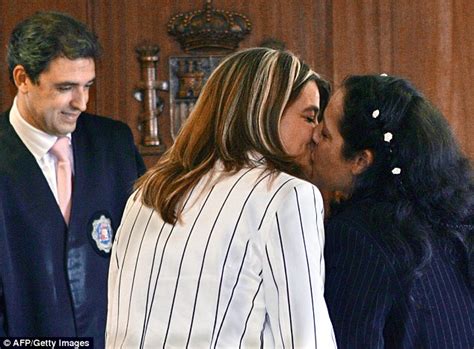 lesbian couple who were married in spanish catholic church