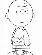Charlie Snoopy Charac sketch template