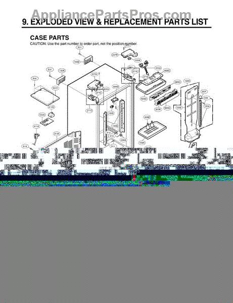 parts  lg lfcst astclga section  parts appliancepartsproscom