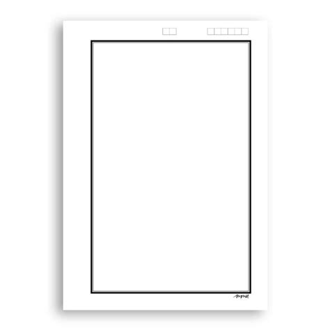 simple  size paper border designs