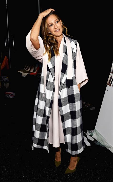 sarah jessica parker from stars at new york fashion week fall 2015 e