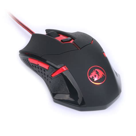redragon  rgb gaming mouse backlit wired ergonomic  button