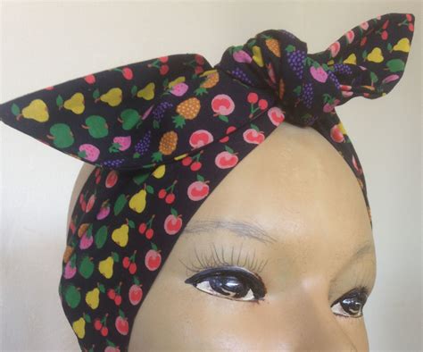 sew  vintage style head wrap scarf  steps  pictures