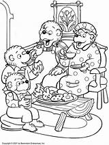 Bears Berenstain Coloring Pages Bear Sheets Colouring Christmas Color Printable Kids Books Cartoon Book Getdrawings Getcolorings Activity Information sketch template