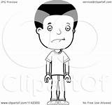 Teenage Depressed Adolescent Boy Clipart Cartoon Thoman Cory Outlined Coloring Vector 2021 sketch template
