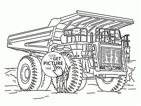 large dump truck coloring page  kids transportation coloring