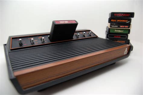 pin af  bit central pa atari  vcs video game console
