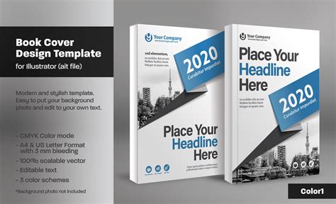 book cover template  templates creative market