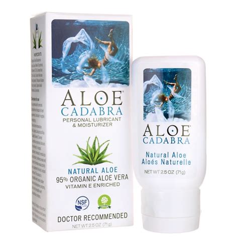 Aloe Cadabra Personal Lubricant And Moisturizer Natural Aloe 2 5 Oz 71