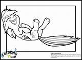 Coloring Pages Dash Rainbow Mlp sketch template