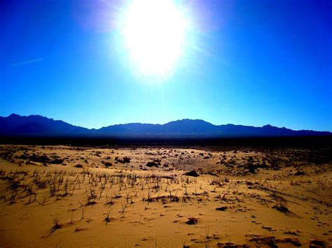 hot desert sun  sun rises   providence mountain flickr