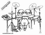 Drums Mewarnai Instruments Percussion Yescoloring Striking Crayon Snares sketch template