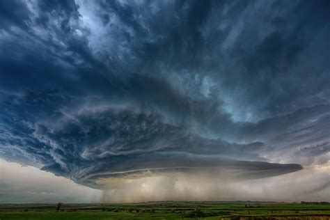 supercell thunderstorm montana oc  rearthporn
