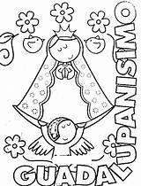 Virgen Guadalupe Virgencita Distroller Plis Pintar Católicos Santitos Infantiles Disenos Pintodibujos Aplicacionescristianas sketch template