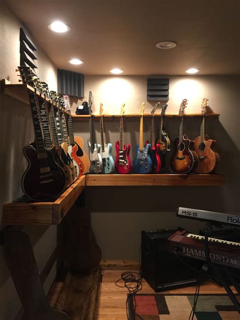 guitar rack  studio room home  rooms guitar room