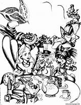 Hatter Mad Drawing Johnny Depp Coloring Pages Wonderland Alice Getdrawings Disney Adult Printable sketch template