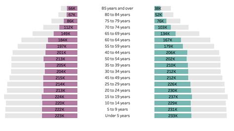 how to visualize age sex patterns with populations