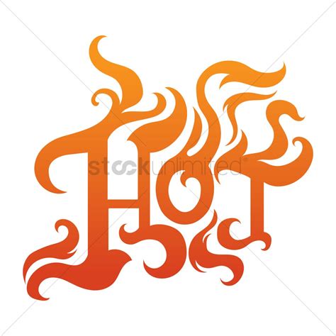 word hot vector image 1498661 stockunlimited